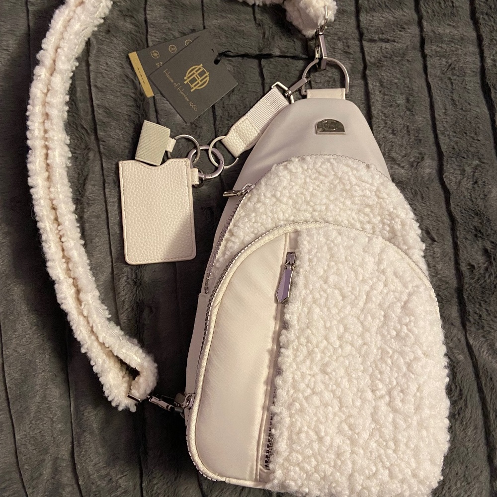 House of Harlow Sherpa sling bag